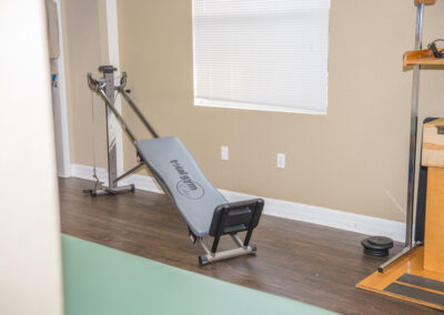 Total Gym in physical therapy clinic