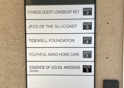 Physical Therapy office Longboat Key Florida building directory